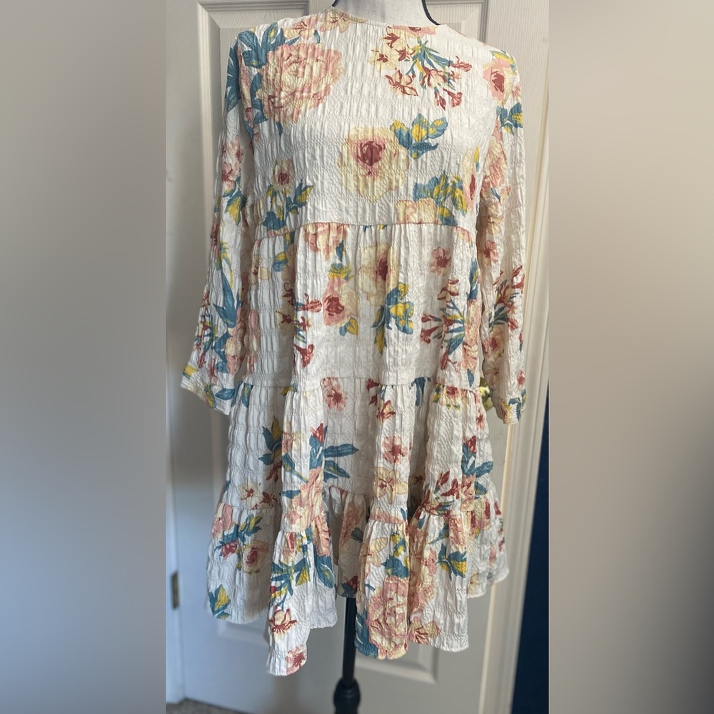 Zara Multicolor Floral Dress